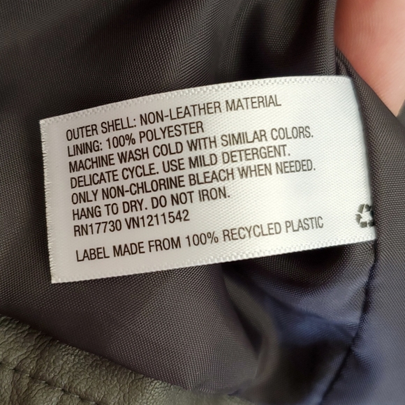 Faux leather moto jacket - Picture 4 of 4